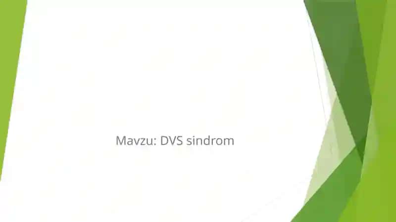 DVS sindrom