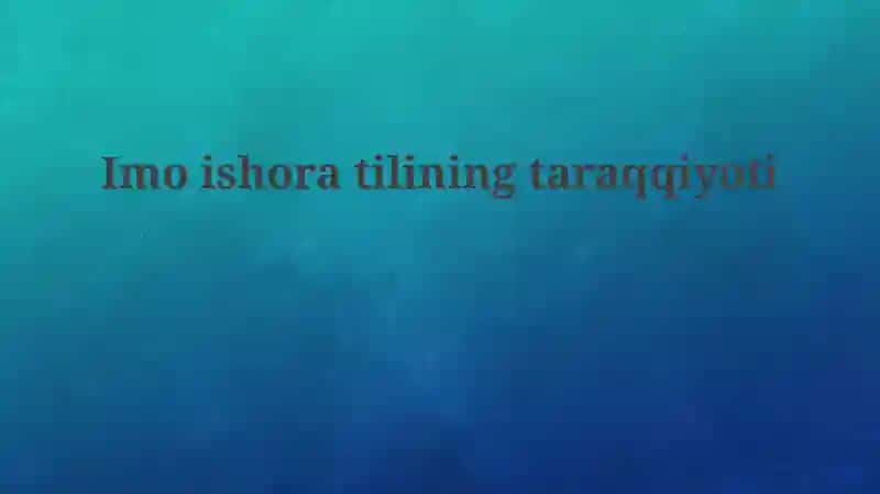 Ishora tilining tarixi va rivojlanishi