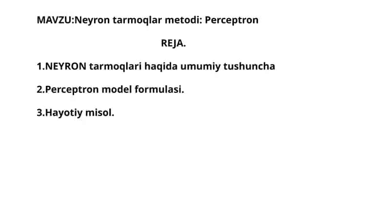 Perceptron