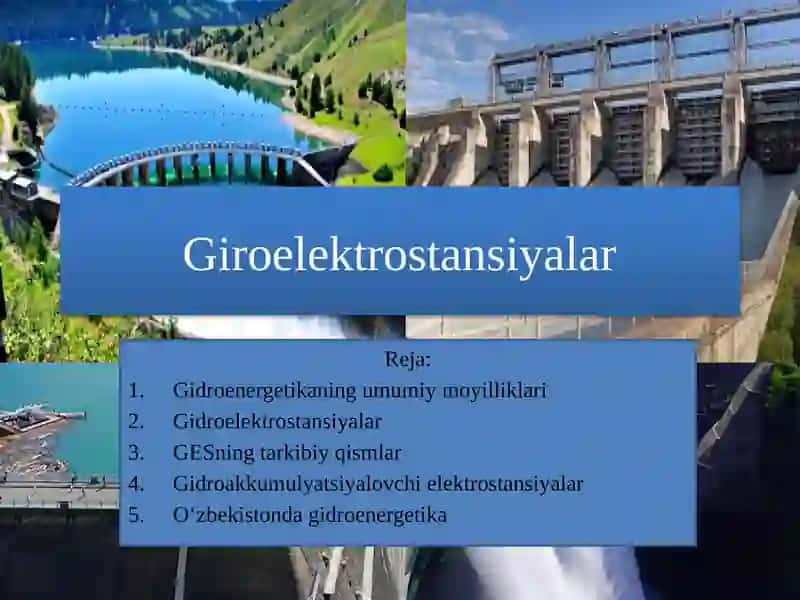 Gidroelektrostansiyalar