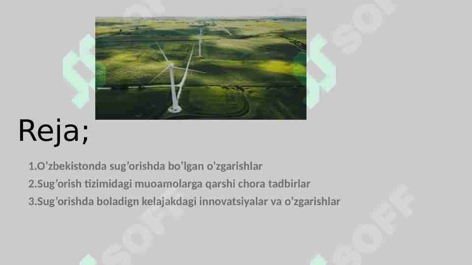 Yashil energiya manbalari