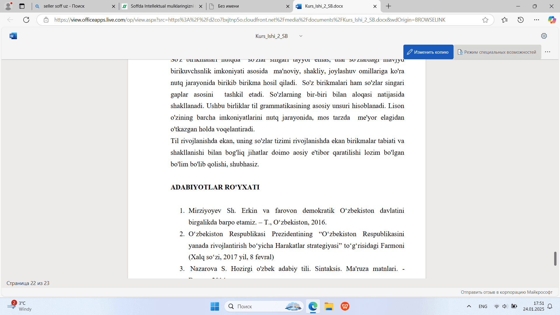 Takomillashtirilgan “Ilk qadam” davlat o’quv dasturi asosida maktabgacha ta’lim tashkilotlarida faoliyat markazlarida ta’lim referat