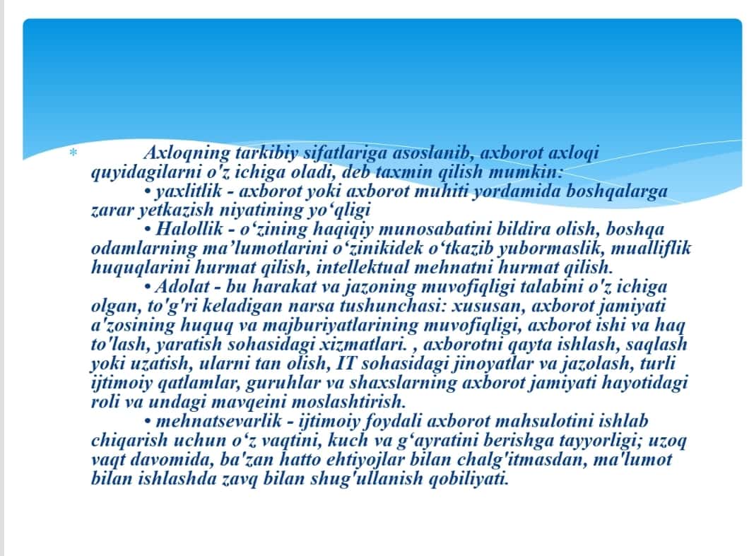 ova Marjona Alisher qizining o’zbek adabyotidan “Zamonaviy o‘zbek adabiyotida ayol obrazi