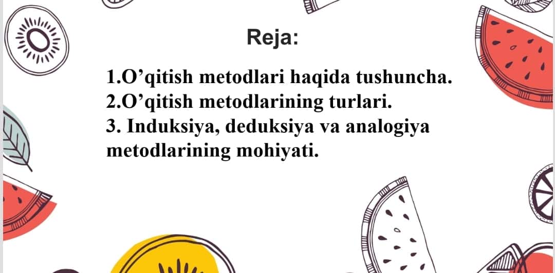 Boshlang’ich sinflarda matematika va matematika o’qitishning bosqishlari orasidagi uzviylik.Metod tushunchasi.Uning turlari va tasnifi.O’quvchilar bilimini o’zlashtirish samaradorligini aniqlash metodlari.