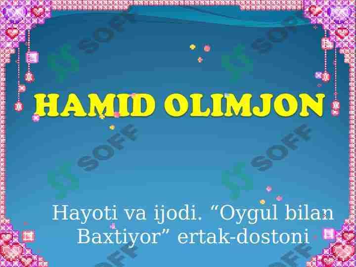Hamid Olimjon