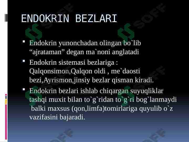 ENDOKRIN BEZLARI