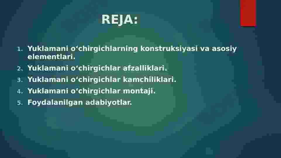 YUKALAMANI O’CHIRGICHLAR MONTAJI.