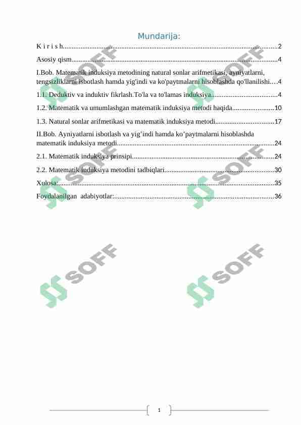 Matematika induksiya metodi