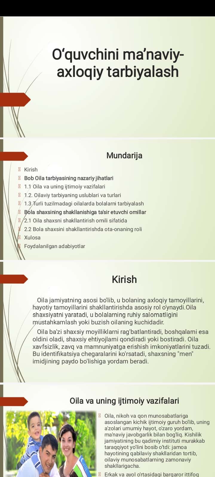 O‘simlik hujayrasi, organoidlarning tuzilishi, bajaradigan vazifalari va hujayrada kechadigan jarayonlar.