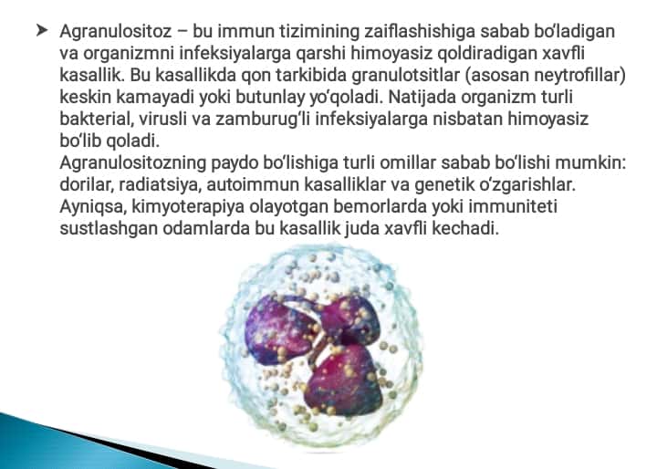 Agranulotsitoz