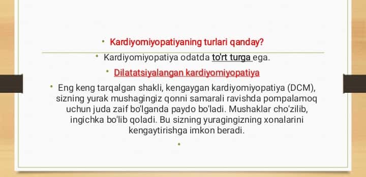 Kardiopatiya ppt