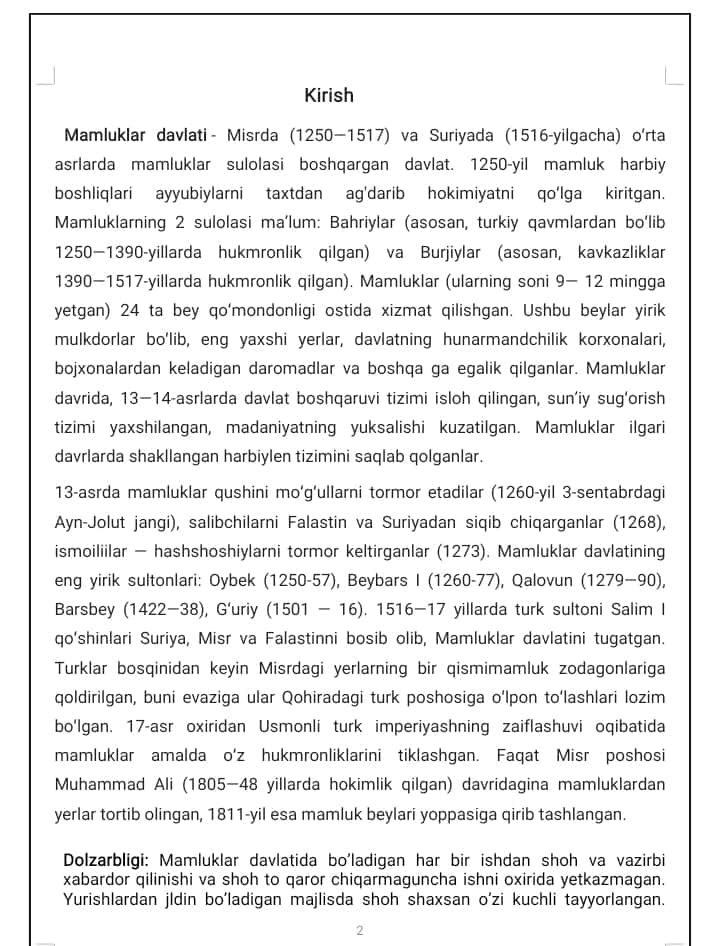 Mamluklar davlati