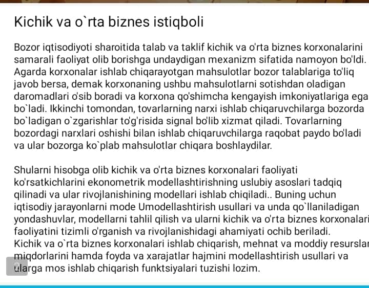 mikroiqtisodiyot mavzusida tayyorlangan slayd