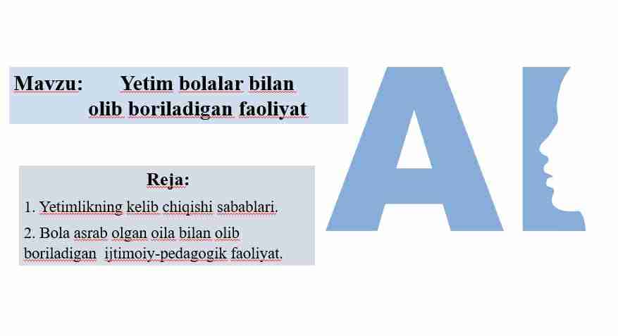 Yetim bolalar