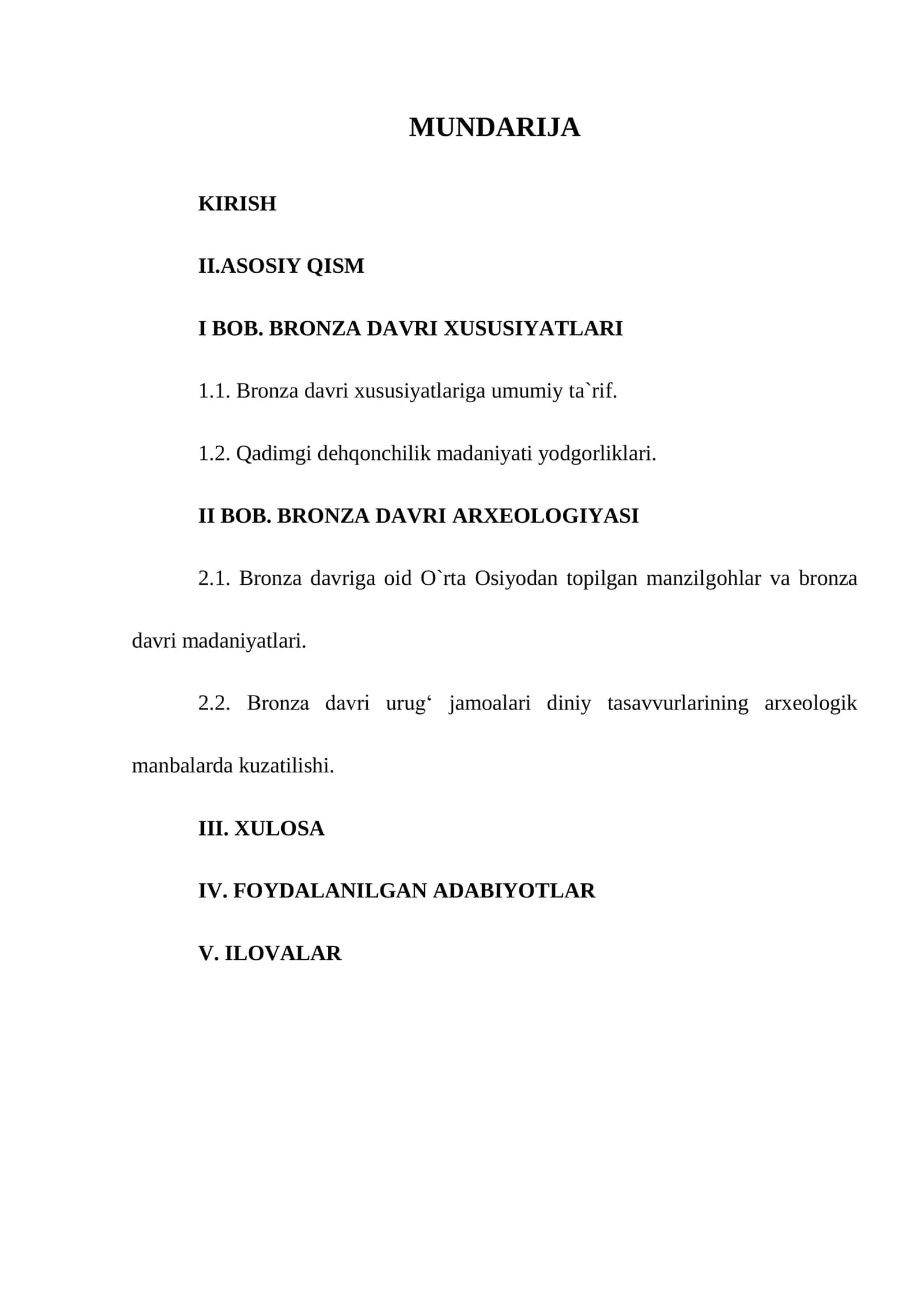 Yurtimiz qadim o`tmish tarixi