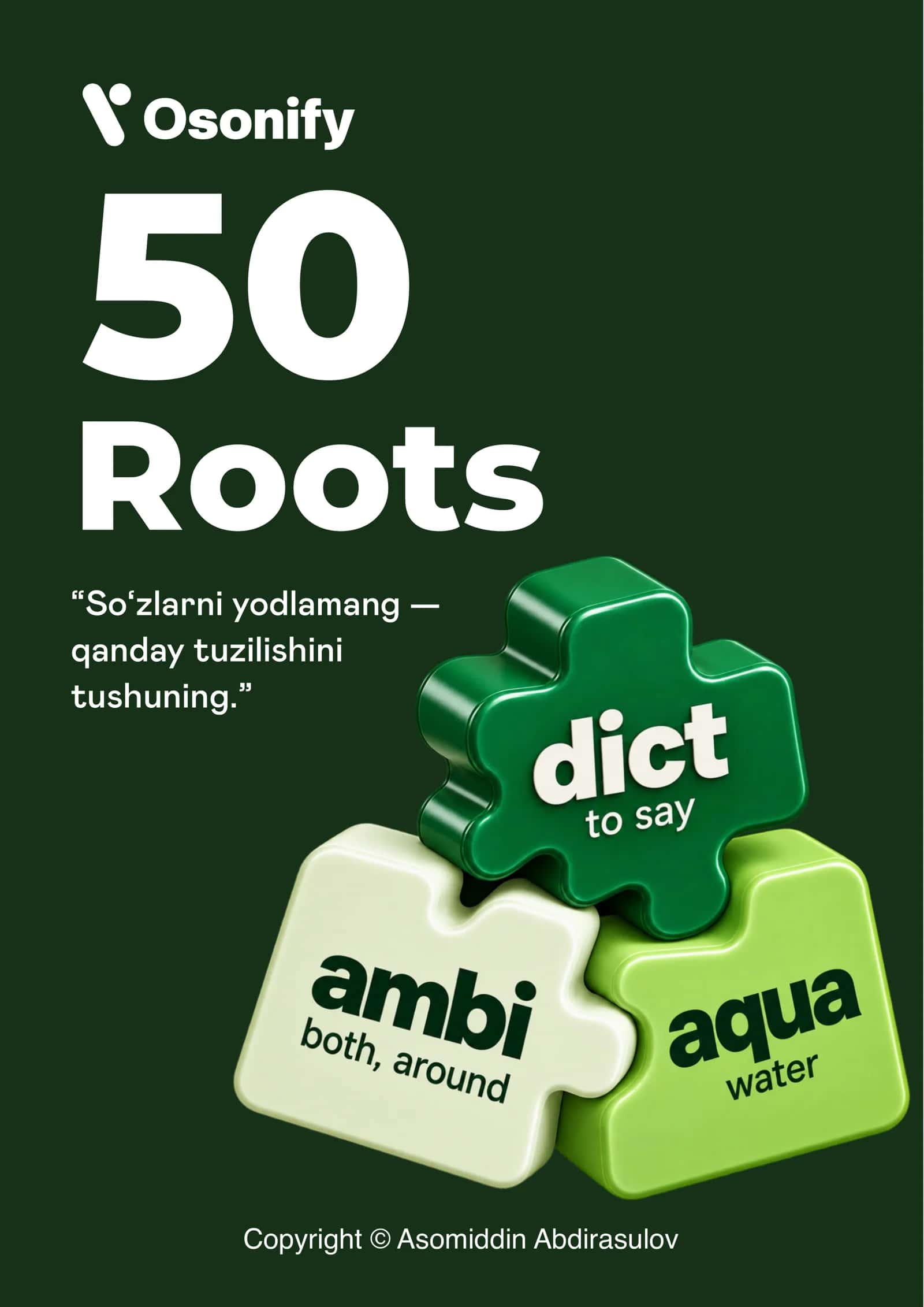 🟩 50 English Roots