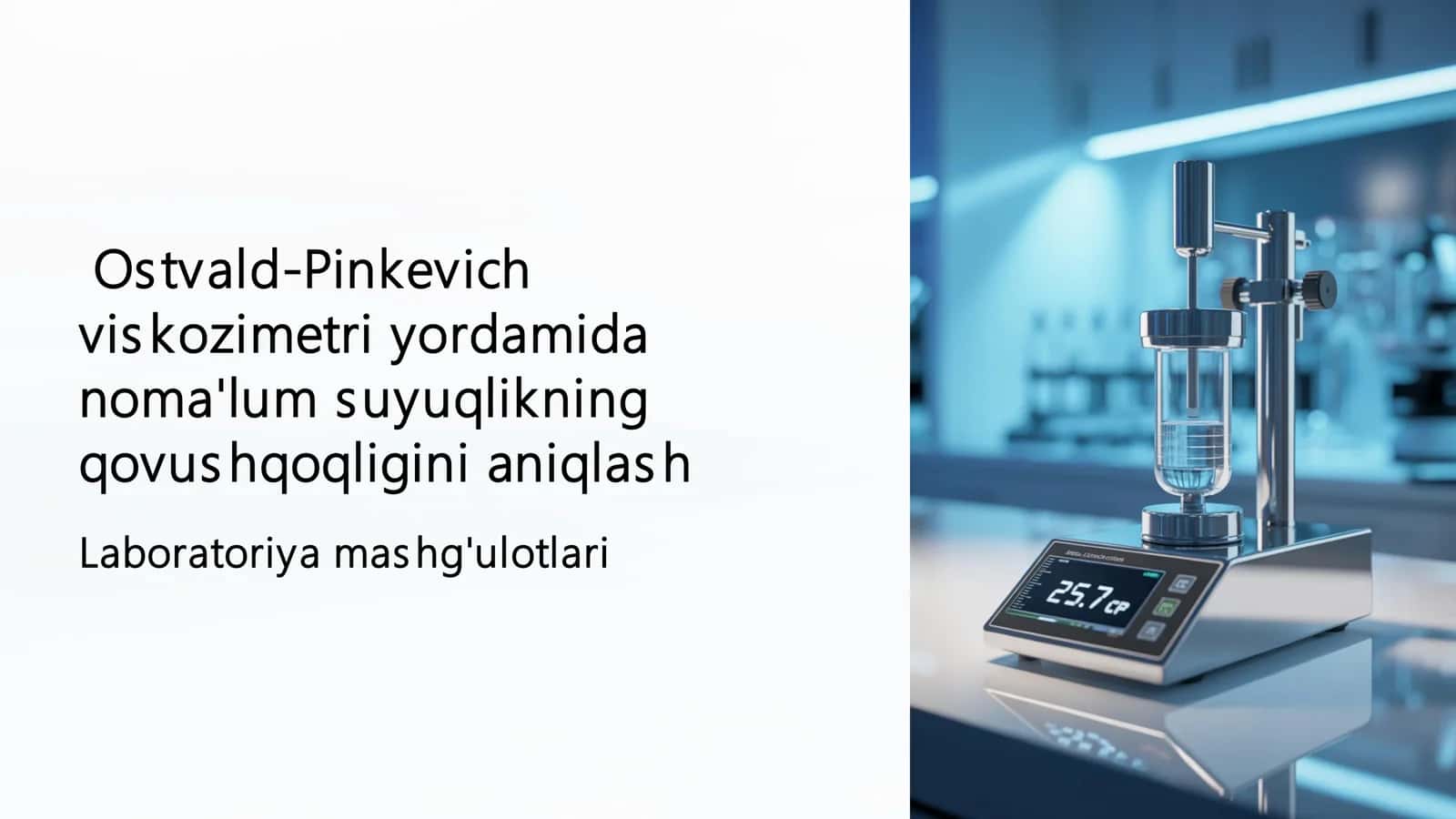 Ostvald-Pinkevich viskozimetri