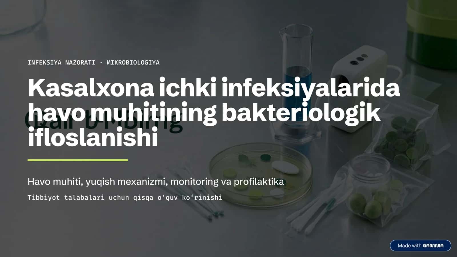 Havoning bakteriologik ifloslanishi