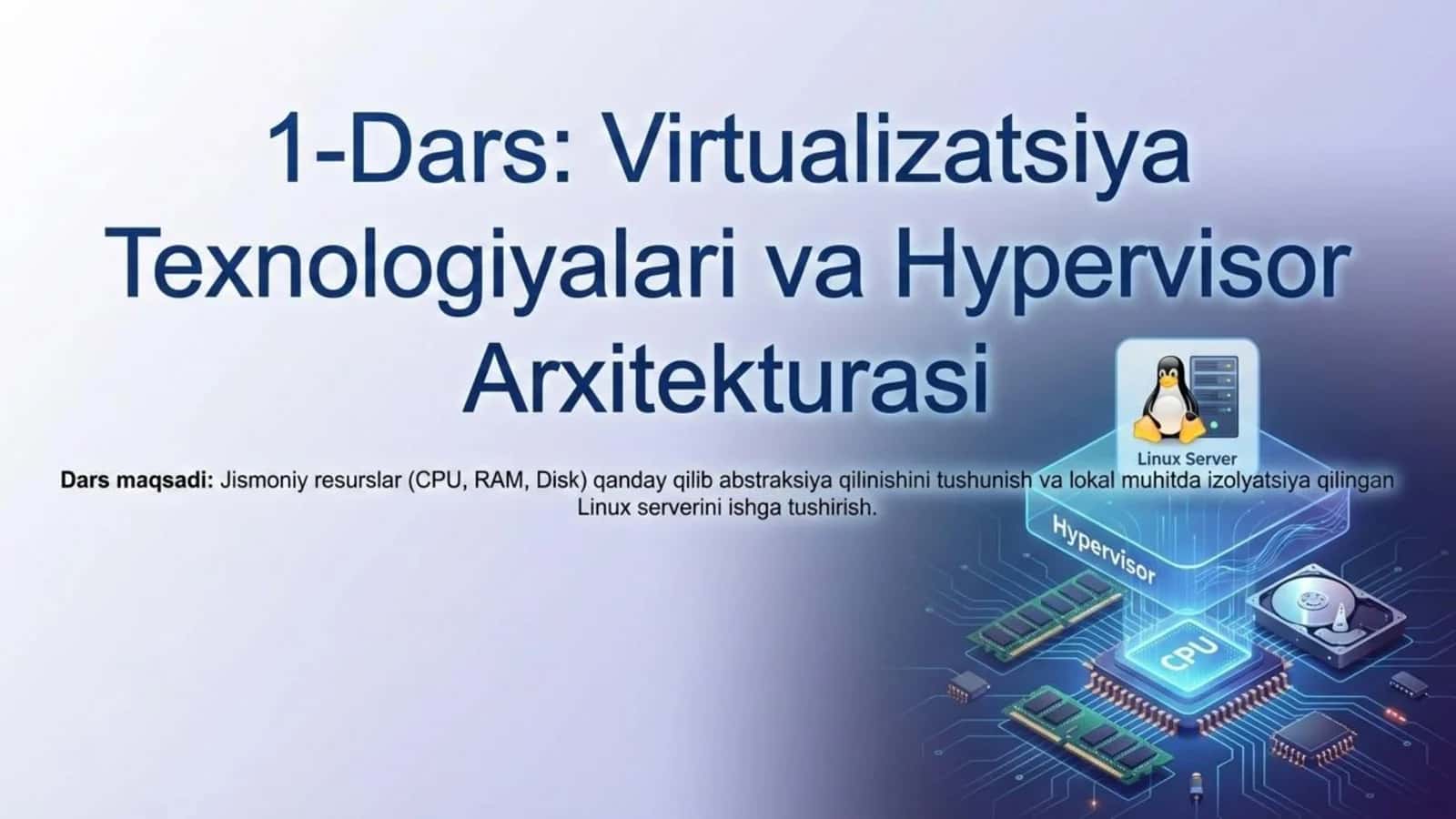 Vertualizatsiya texnologiyalari