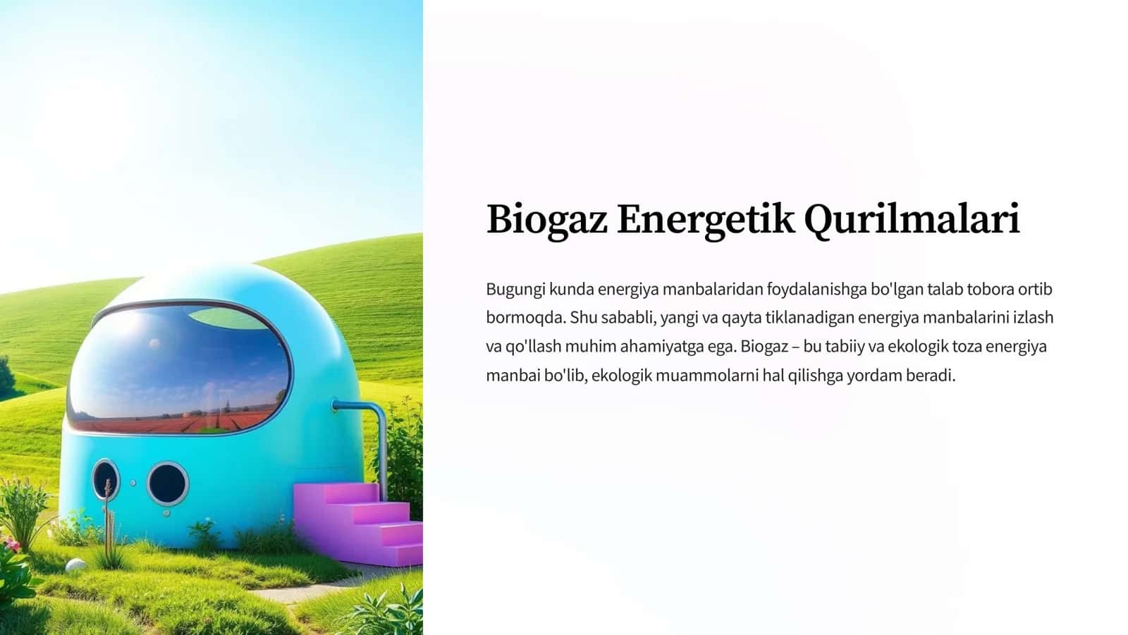 Biogaz Energetik Qurilmalari
