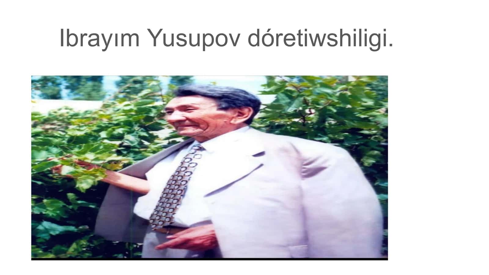 Ibrayım Yusupov döretiwshiligi