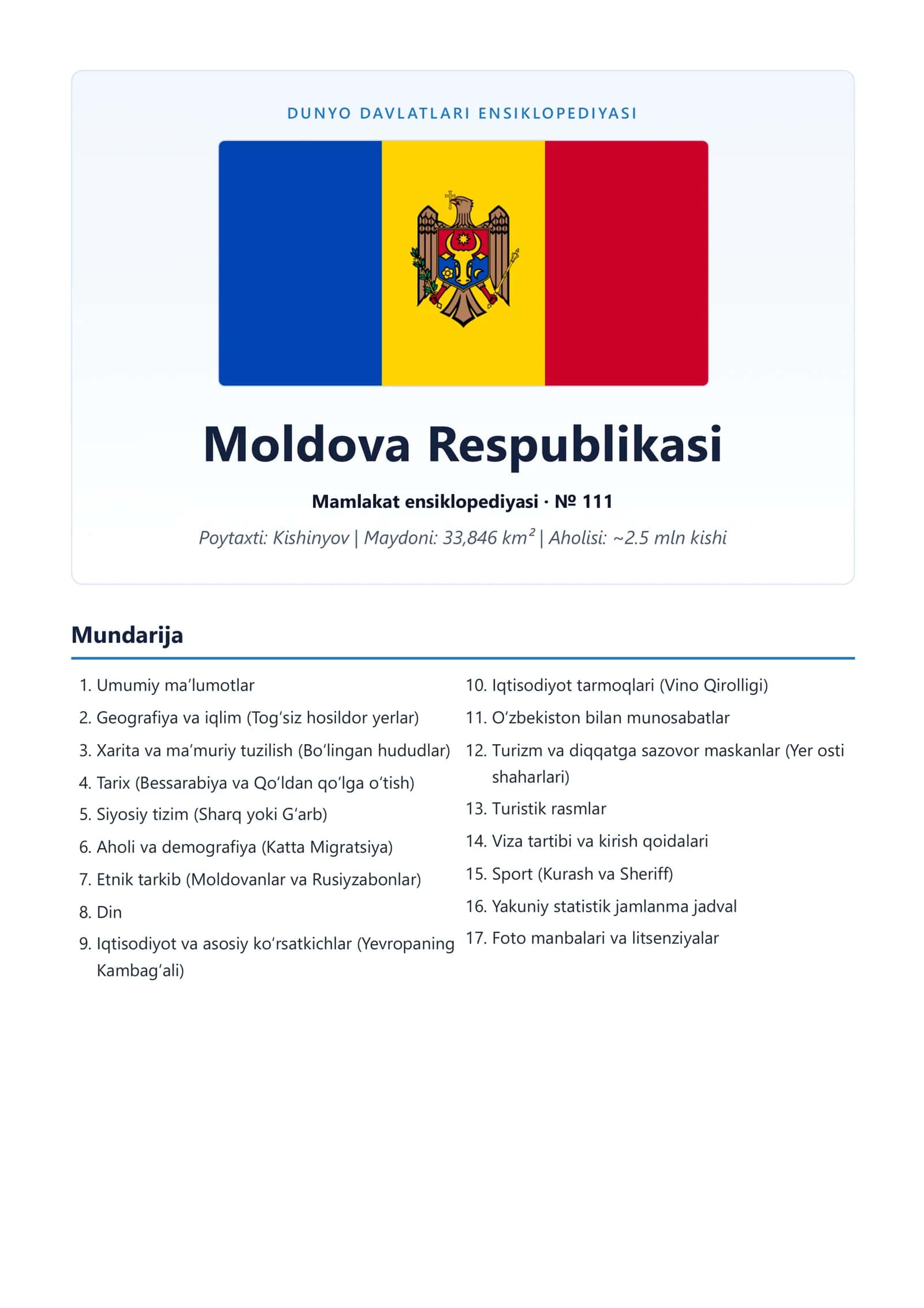 DUNYO DAVLATLARI ENSIKLOPEDIASI