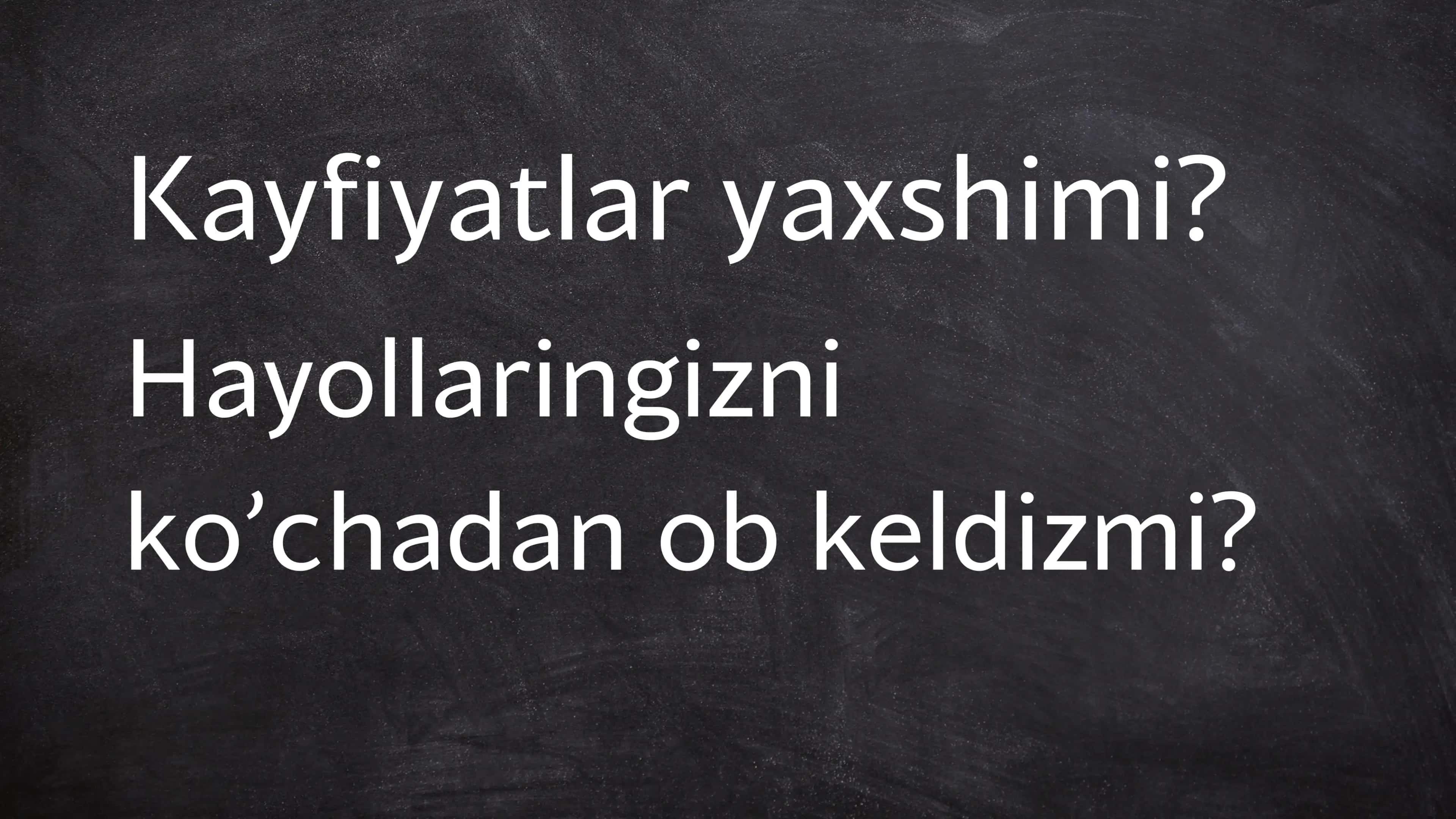 Hayotingizni o’zgartiradigan odatlar