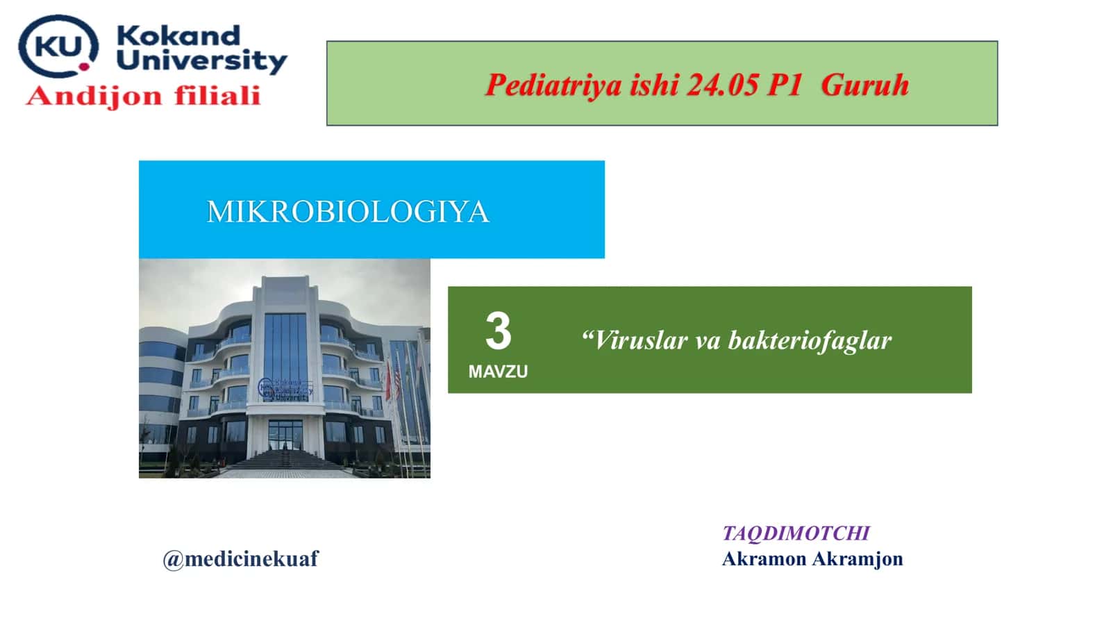 Viruslar va bakteriofaglar