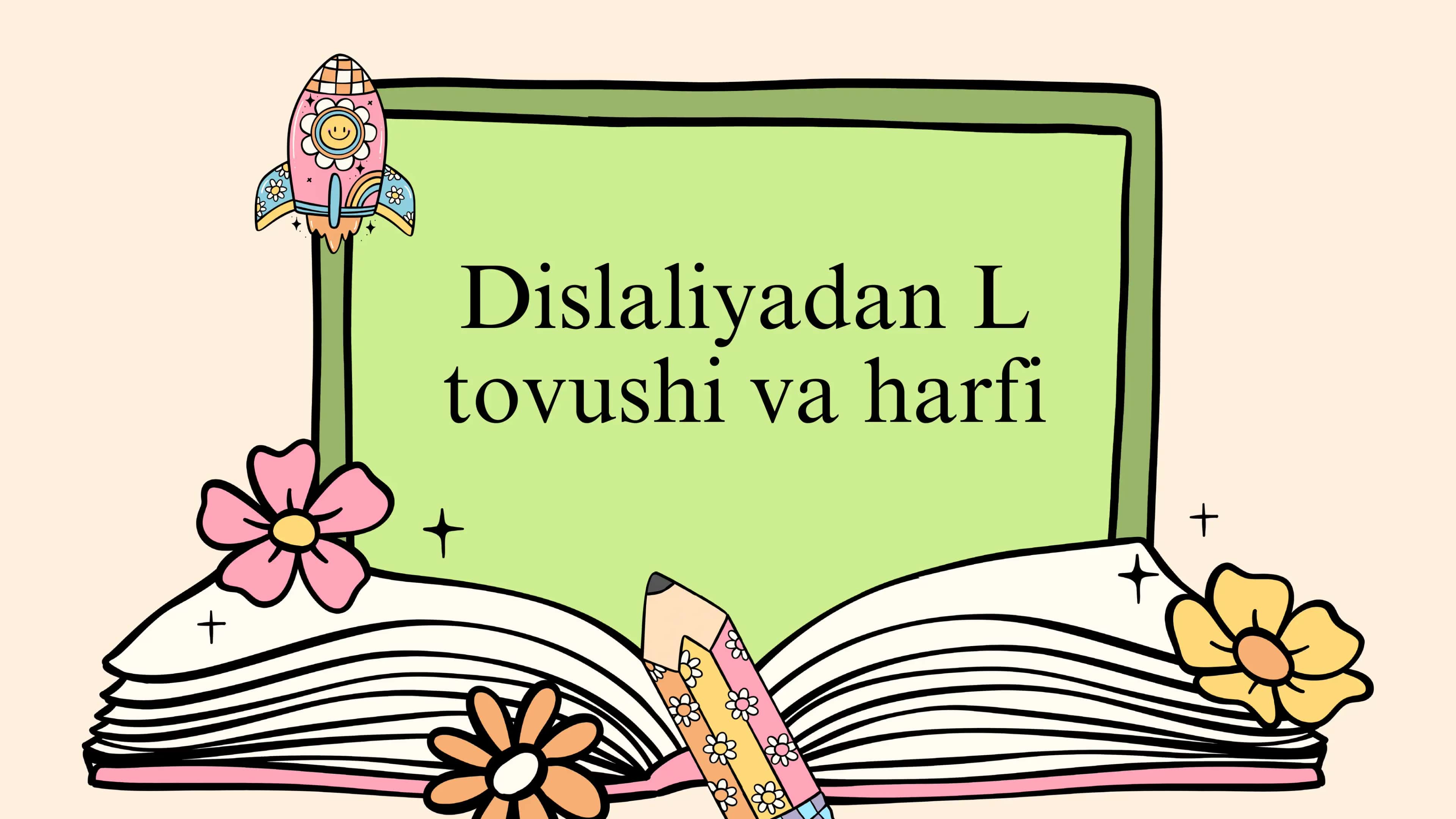 "L" tovushi bilan bog‘liq dislaliya