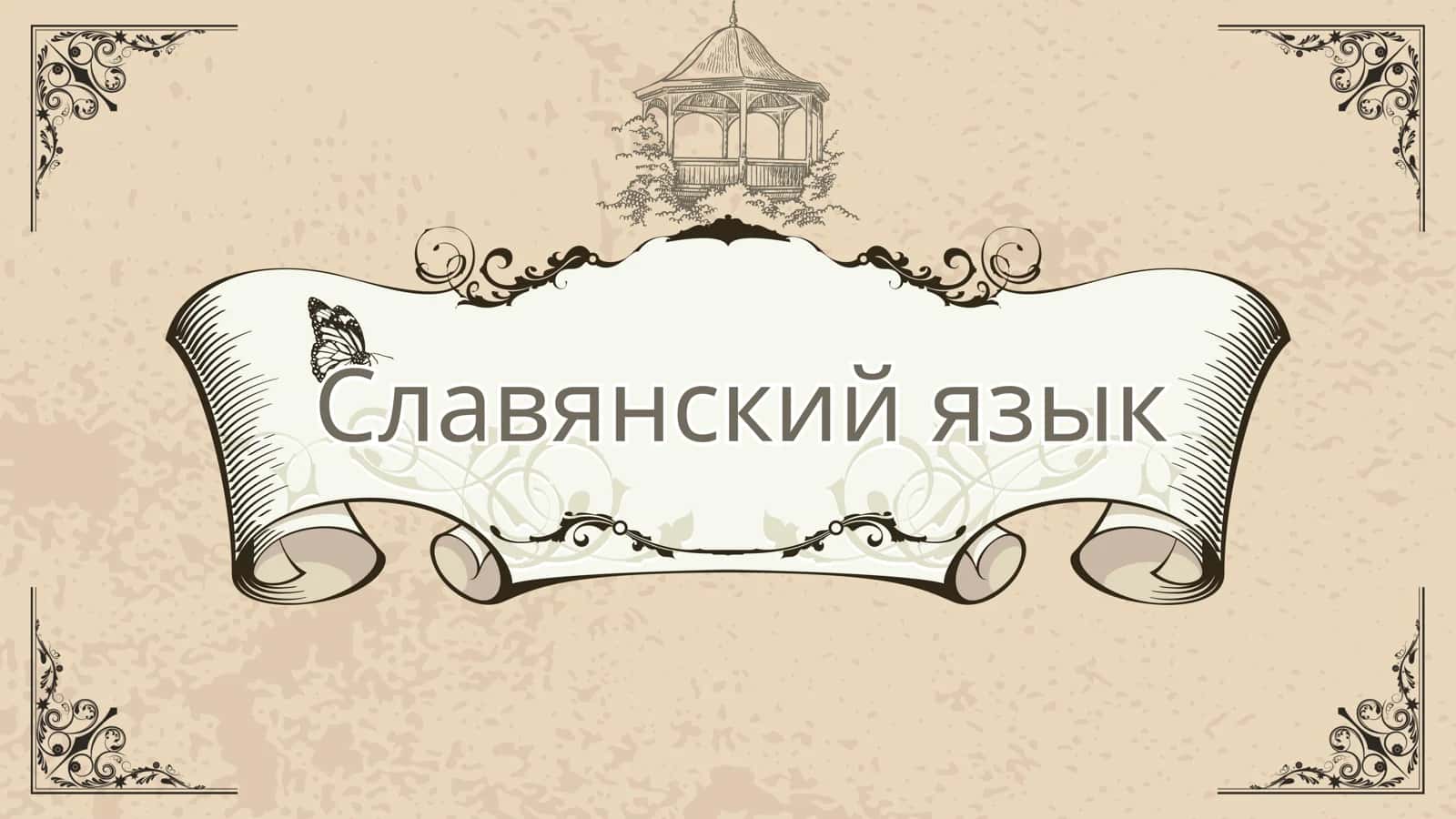 Славянский язык