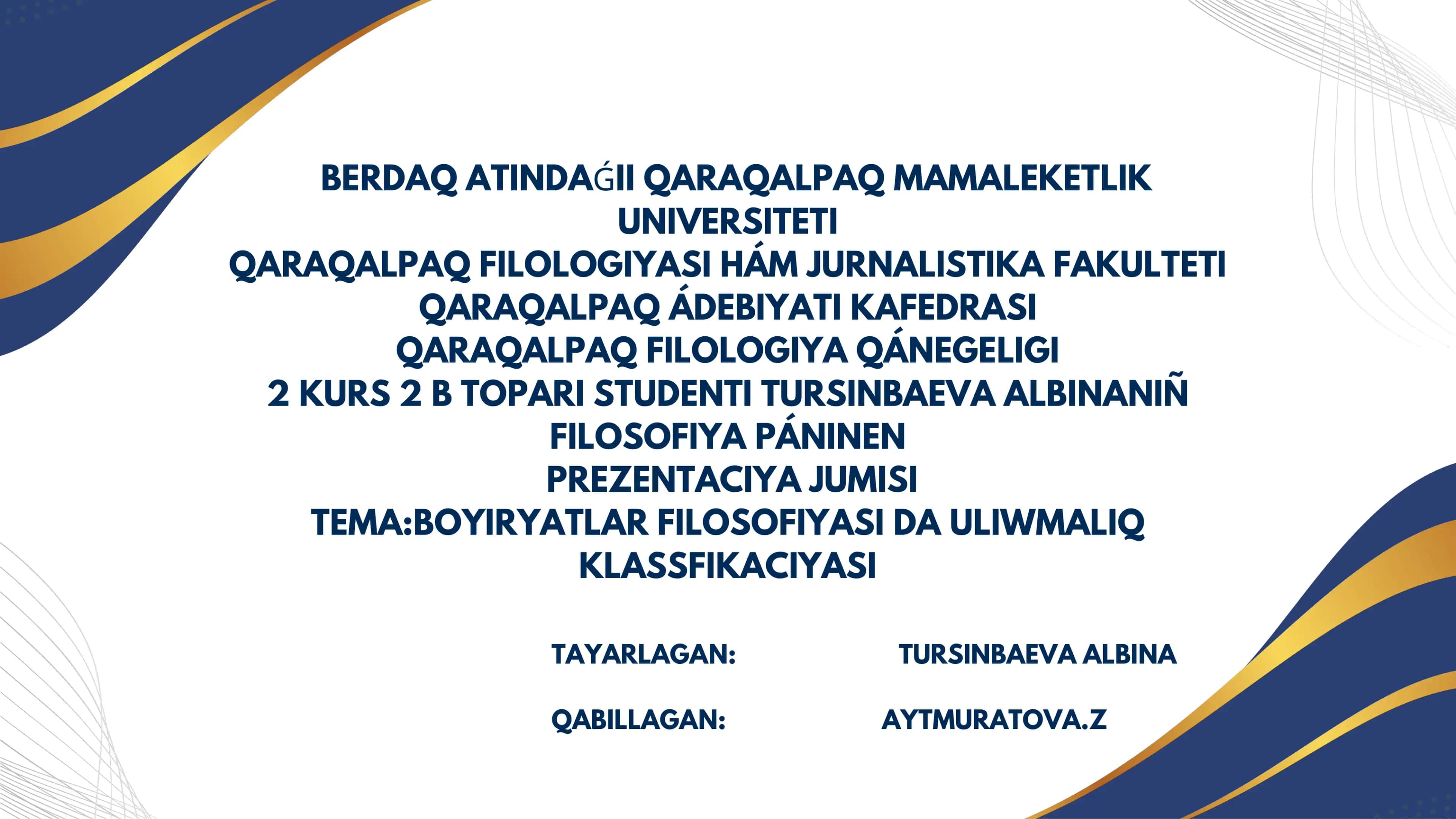 Qádiriyatlar Filosofiyasi