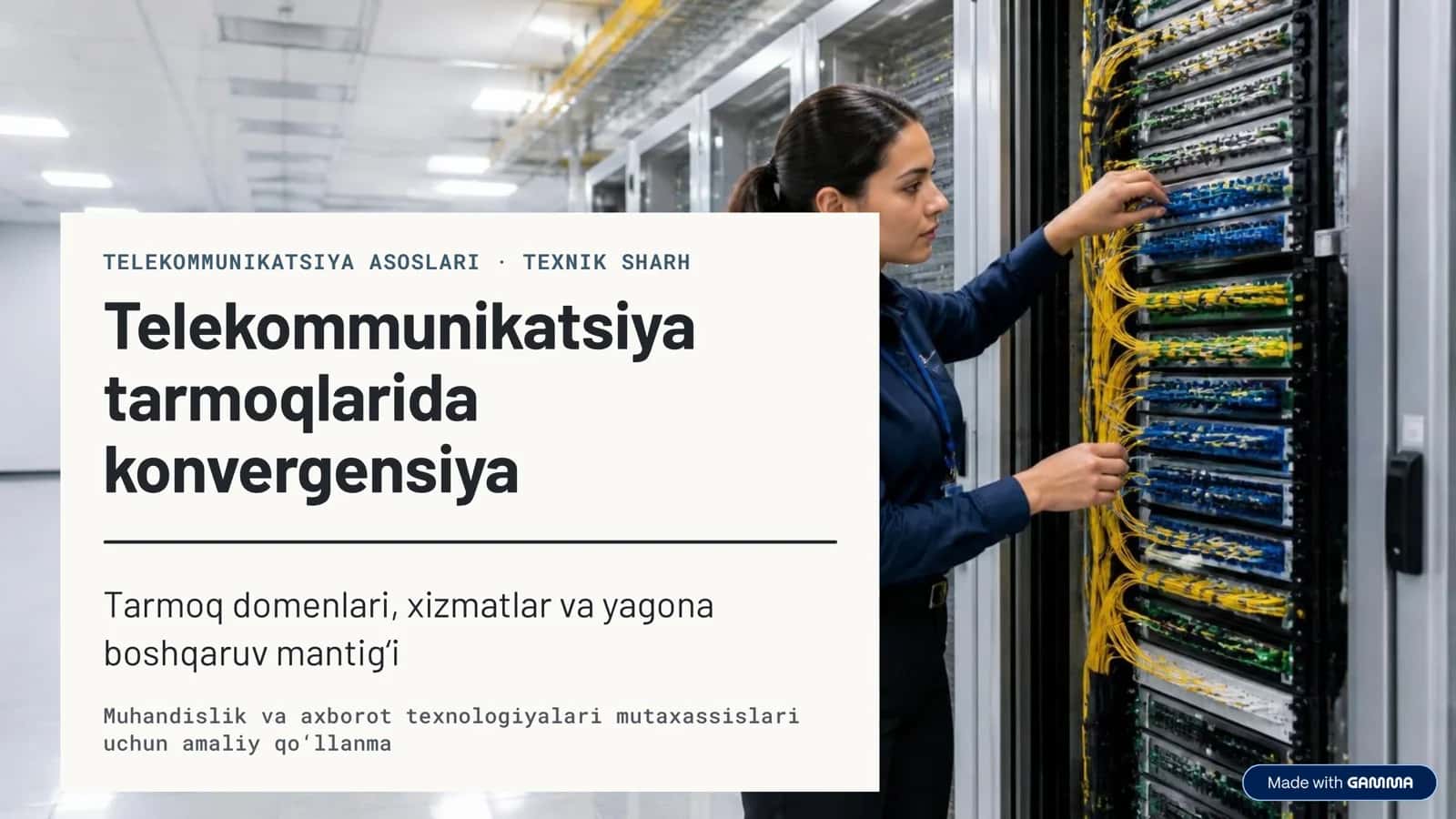 Telekommunikatsiya tarmoqlarida konvergensiya