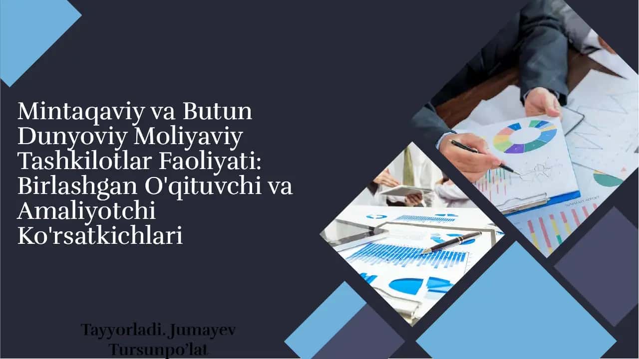 Moliyaviy Tashkilotlar