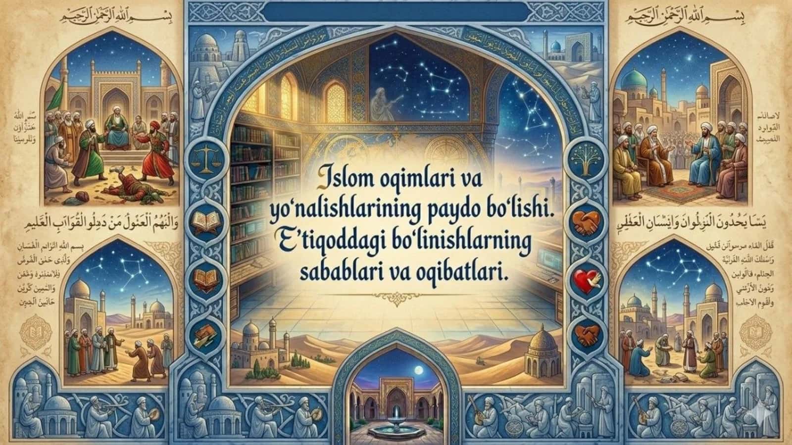 Islom oqimlari va yoʻnalishlarining paydo bo‘lishi dinshunoslik