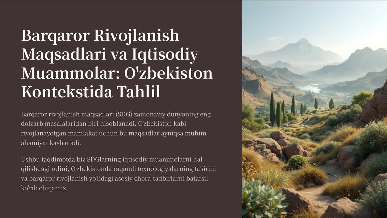 Barqaror Rivojlanish