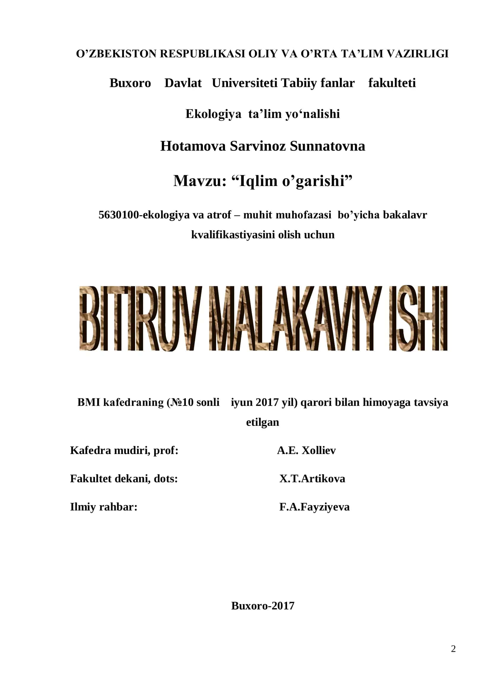 Iqlim o’garishi