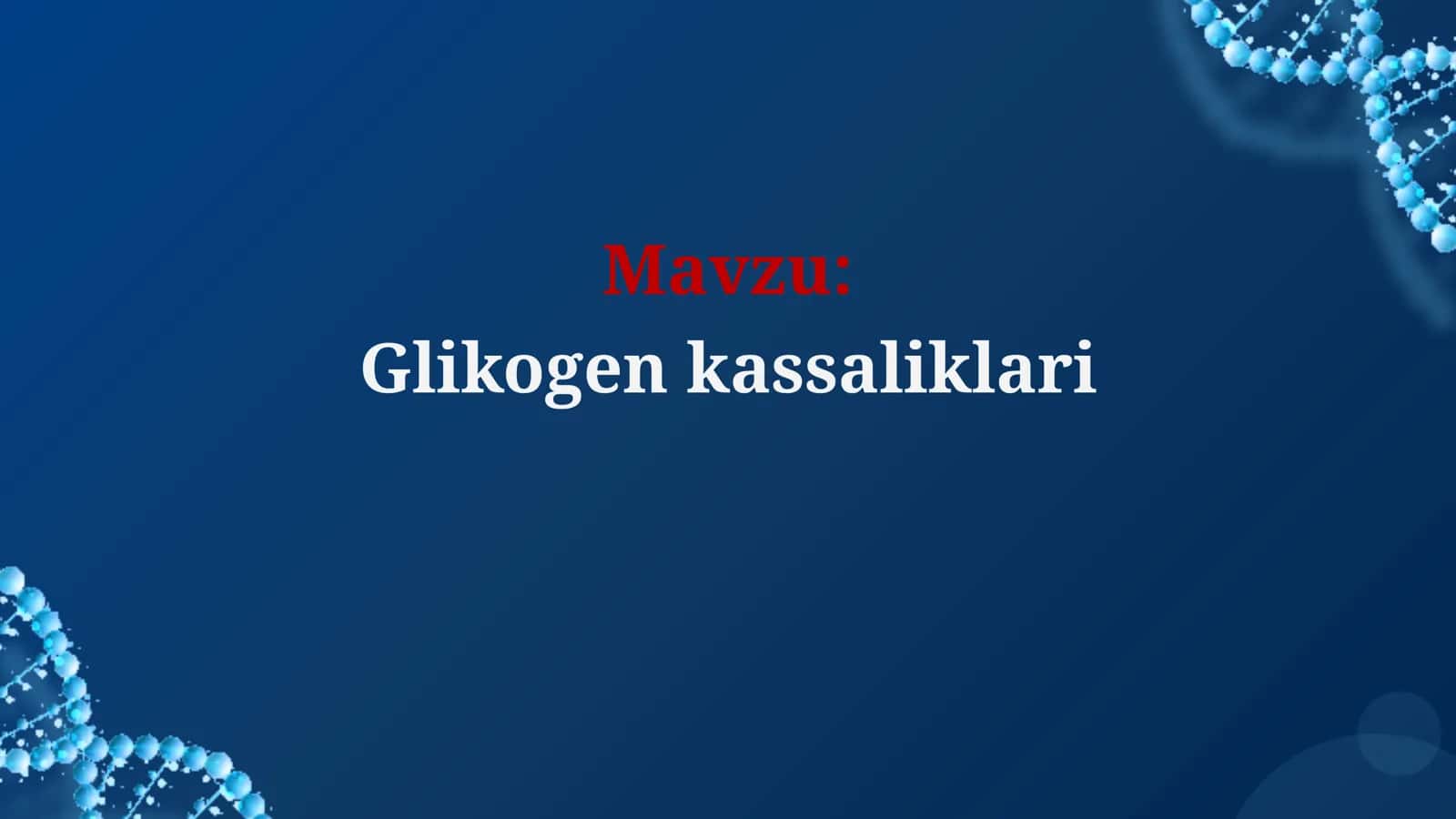 Glikogen kassaliklari