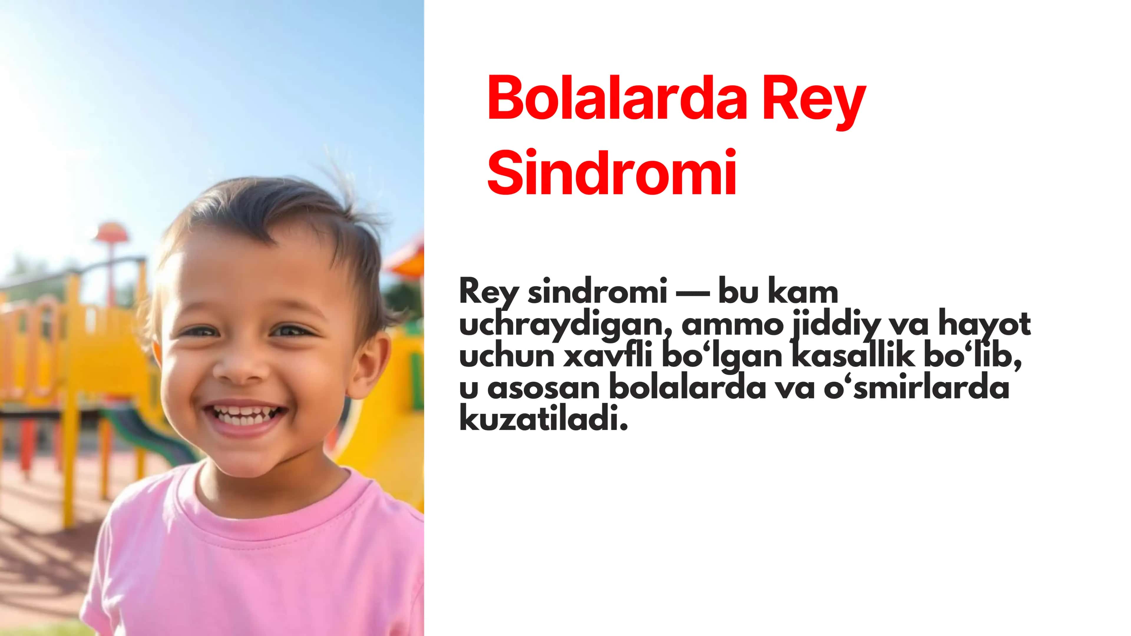 Bolalarda Rey sindromi