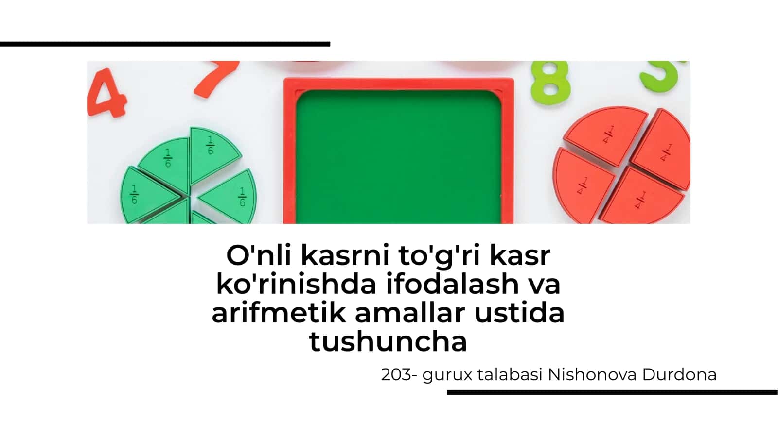 Kasrni to'g'ri kasr