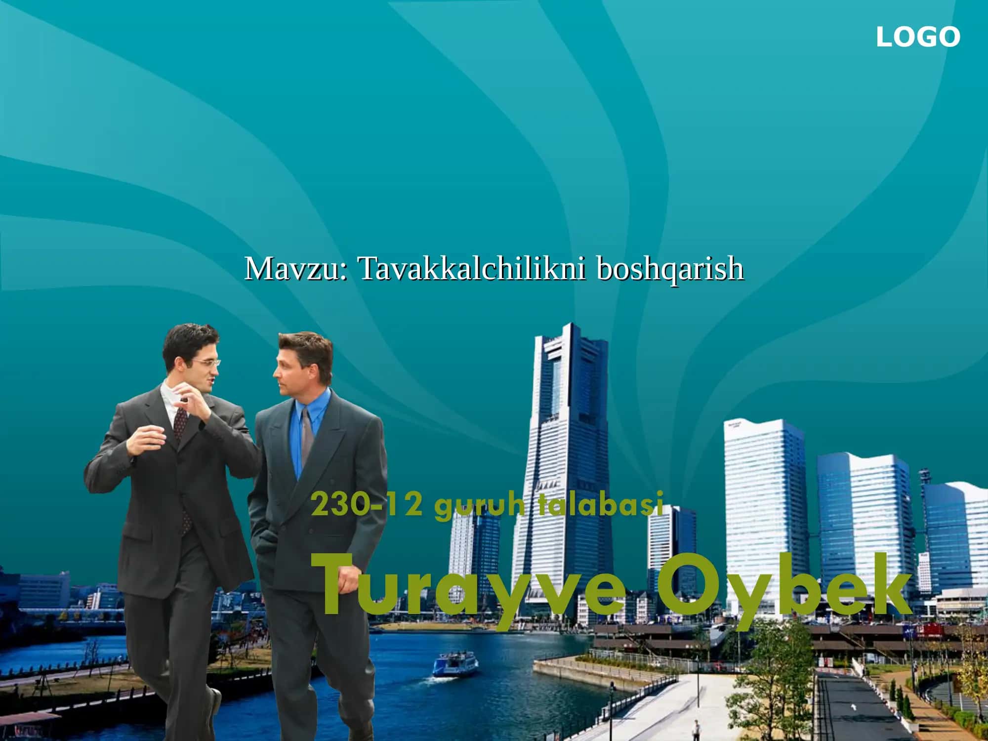 Tavakkalchilikni boshqarish