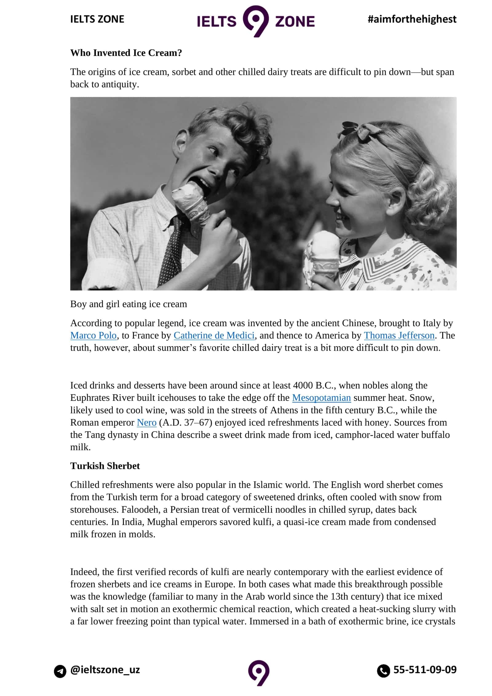 Who Invented Ice Cream?
