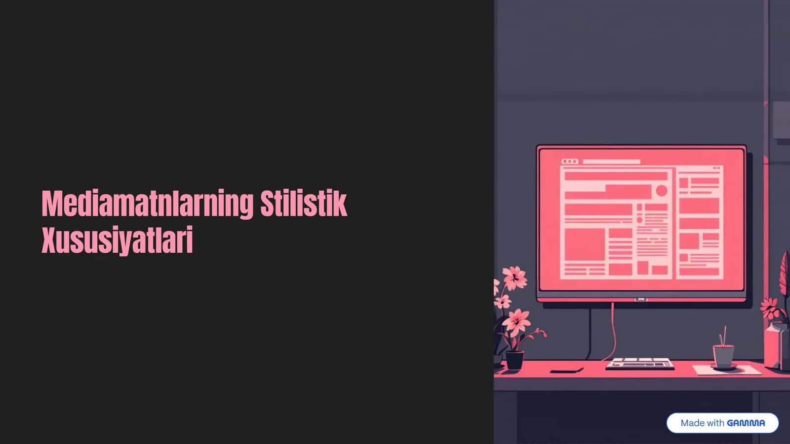Mediamatnlarning Stilistik Xususiyatlari