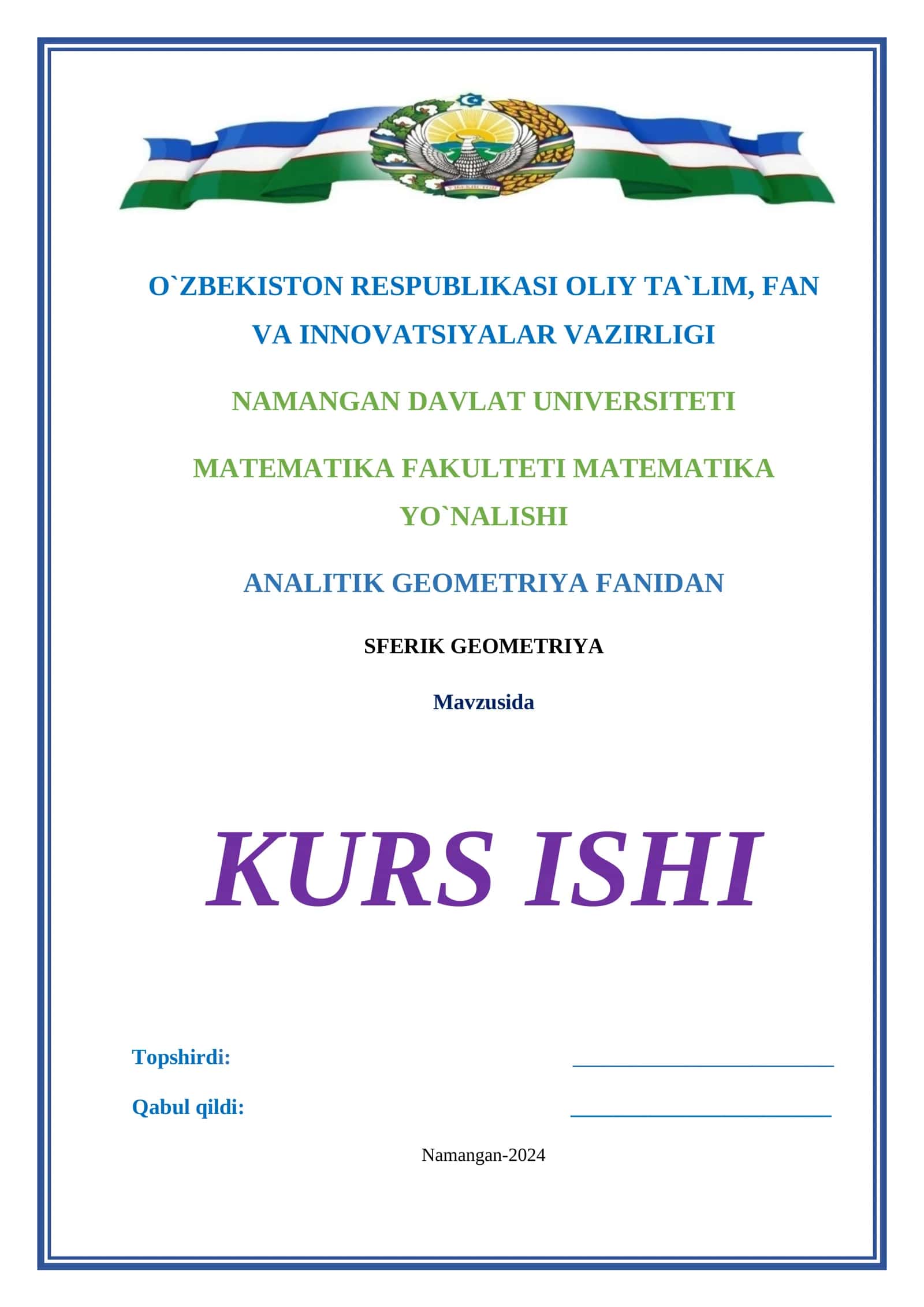 SFERIK GEOMETRIYA