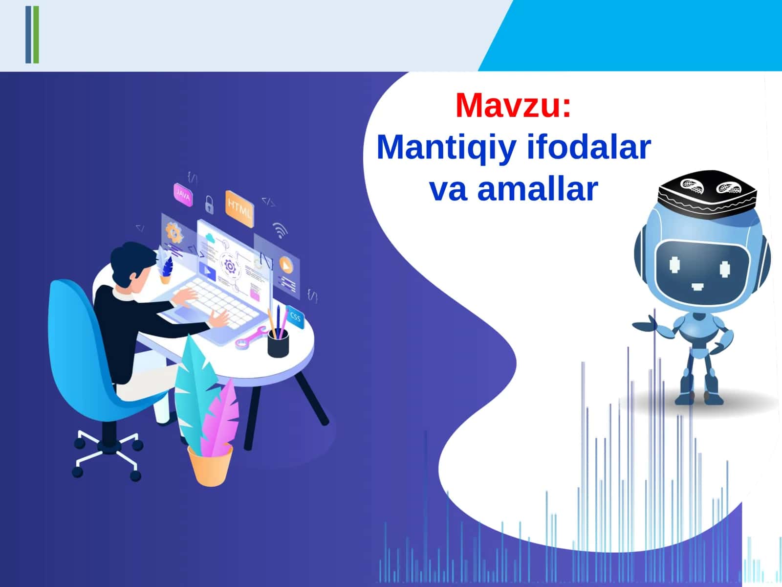 Mantiqiy ifodalar va amallar.