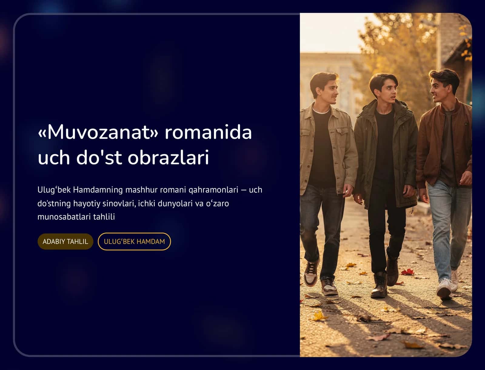 «Muvozanat»