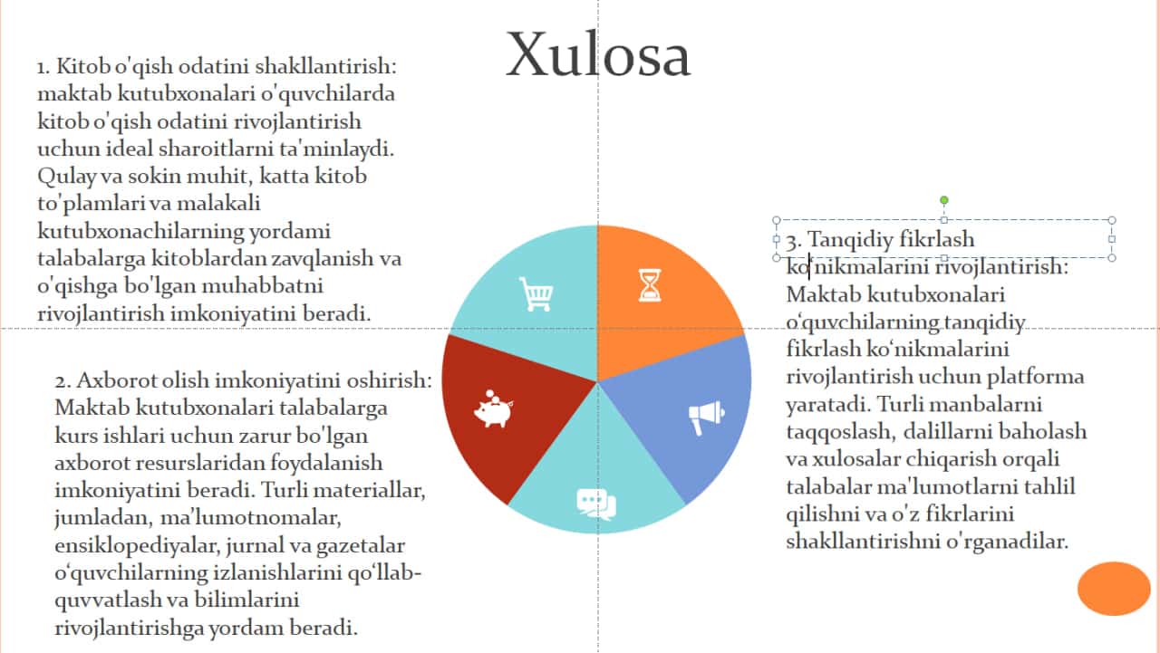 Maktabda o‘quvchilar orasida kitobxonlik madaniyatini rivojlantirish