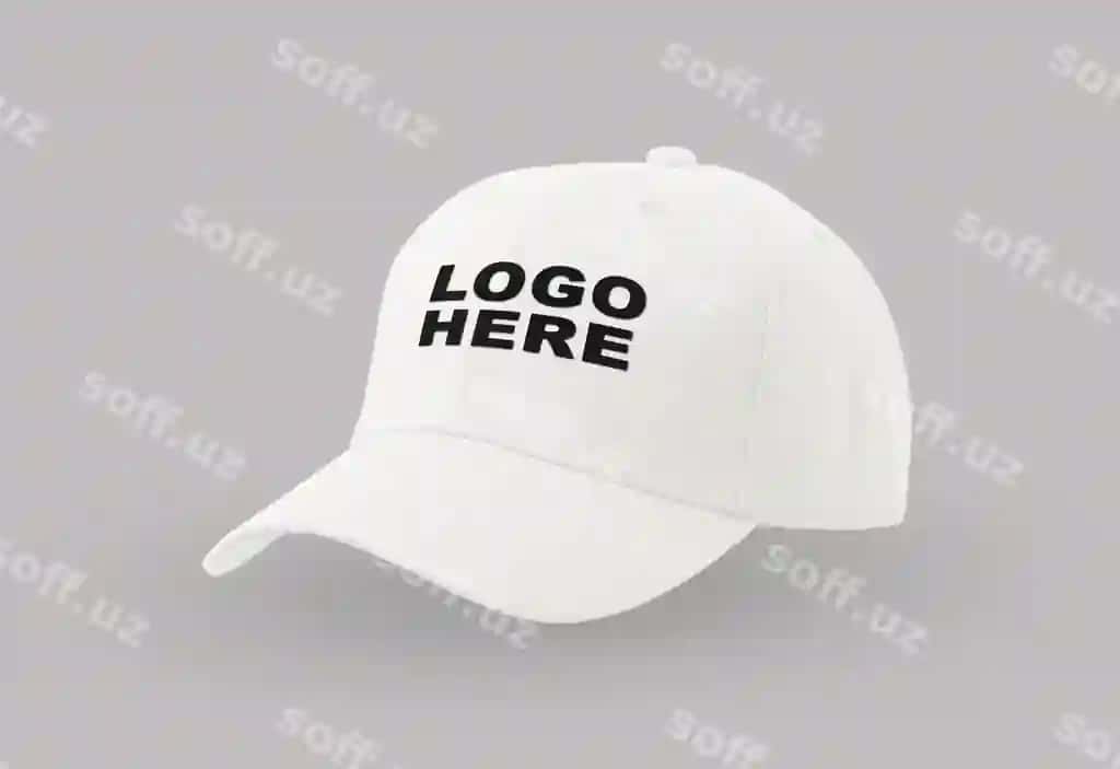 Oq kap, uningda logoti shu yerda shu yerda shu yerda shu yerda shu yerda shu yerda | White cap that says logo here here here here here here