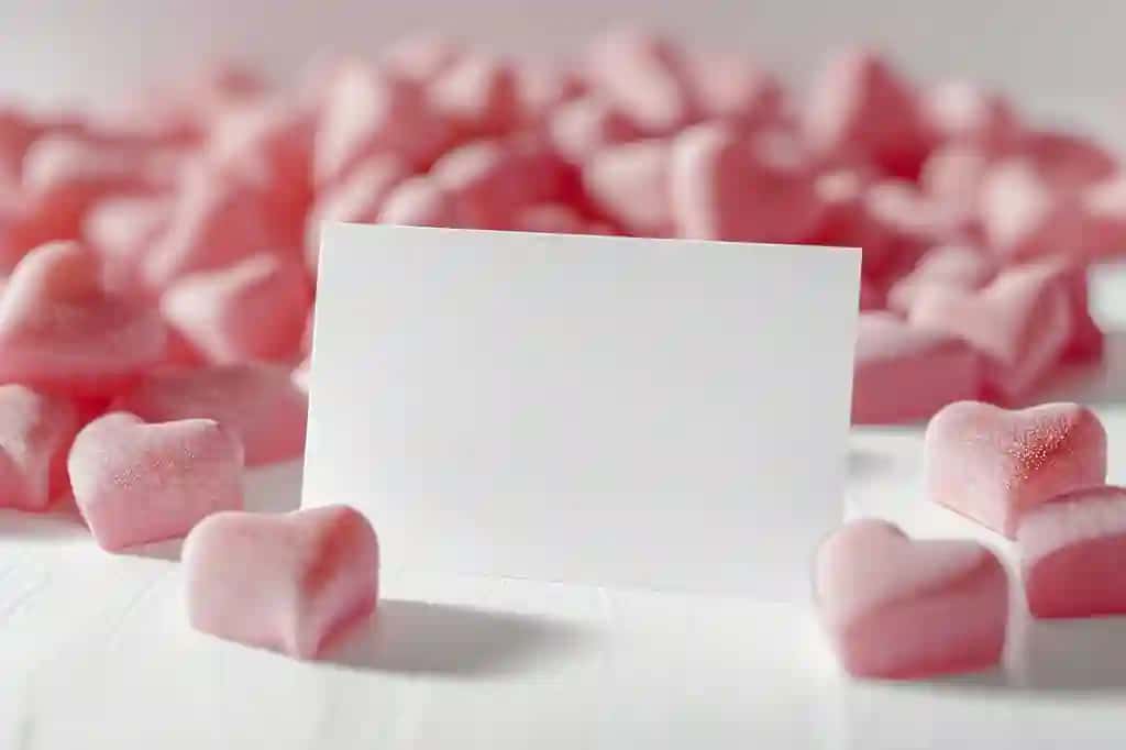 Shirin biznes karta maketi | Sweet business card mockup