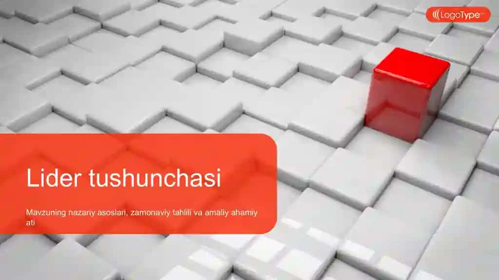 Lider tushunchasi Taqdimoti (33 Slayd)