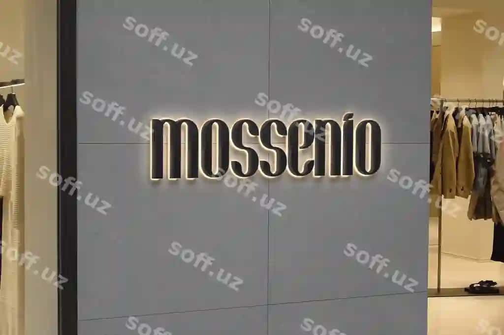 Logo namunasi hasharot do'kon yorqin 3D i'lam | Logo mockup luxury store luminous 3d sign